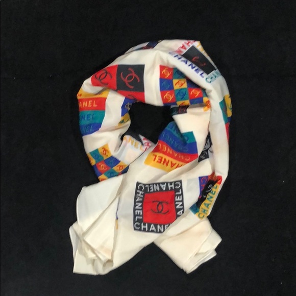 Vintage Chanel silk scarf